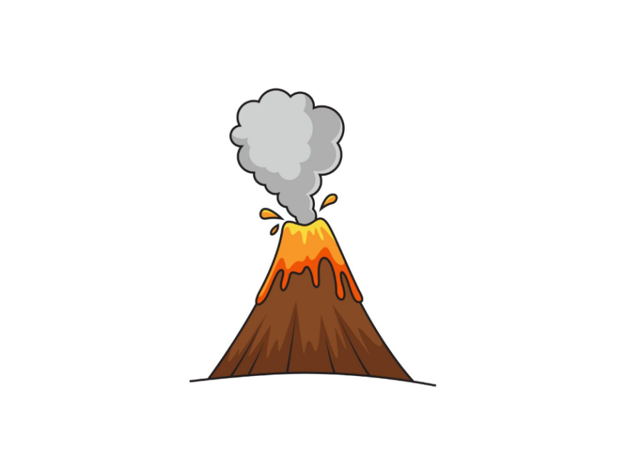 Draw A Volcano