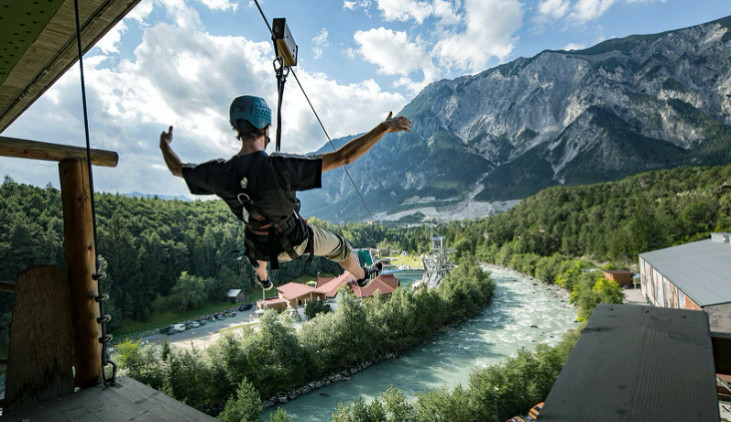 Flying fox Rishikesh