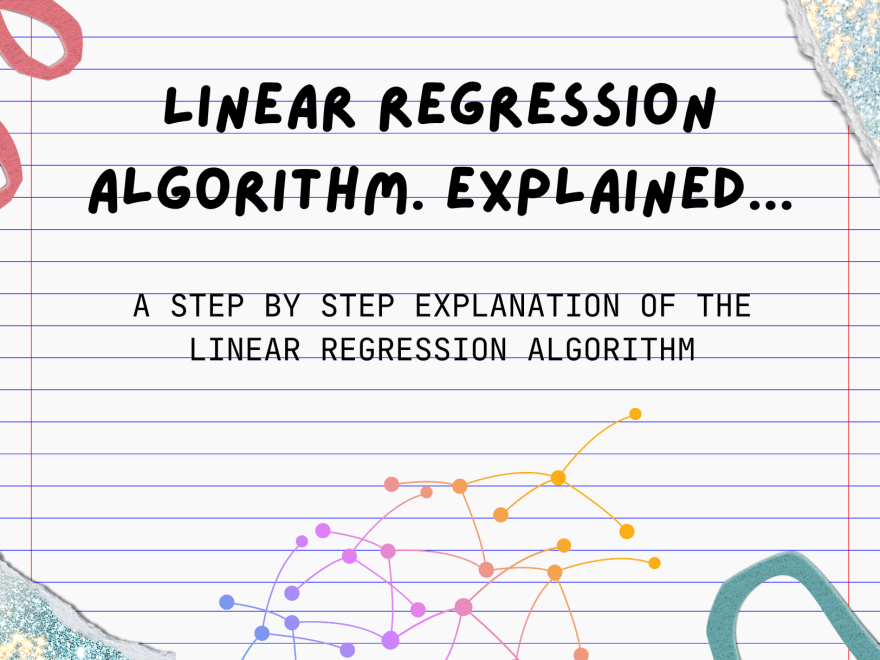 linear regression algorithm