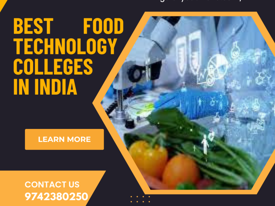 best food technology colleges in india