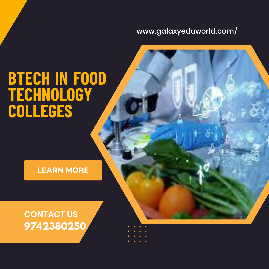 btech in food technology colleges