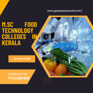 msc food technology colleges in kerala