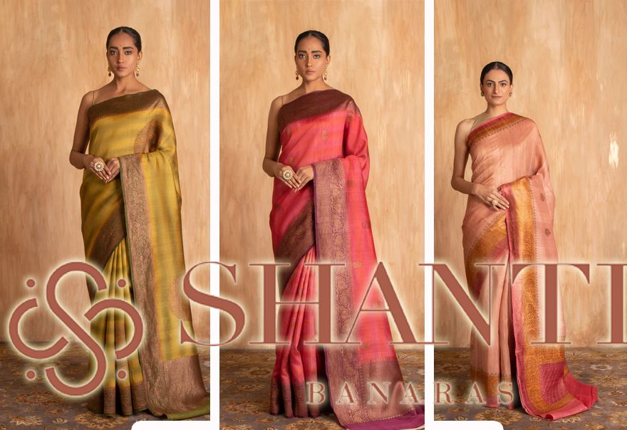 Tusser Banarasi Sarees