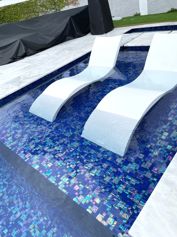 Iridescent Pool Tiles