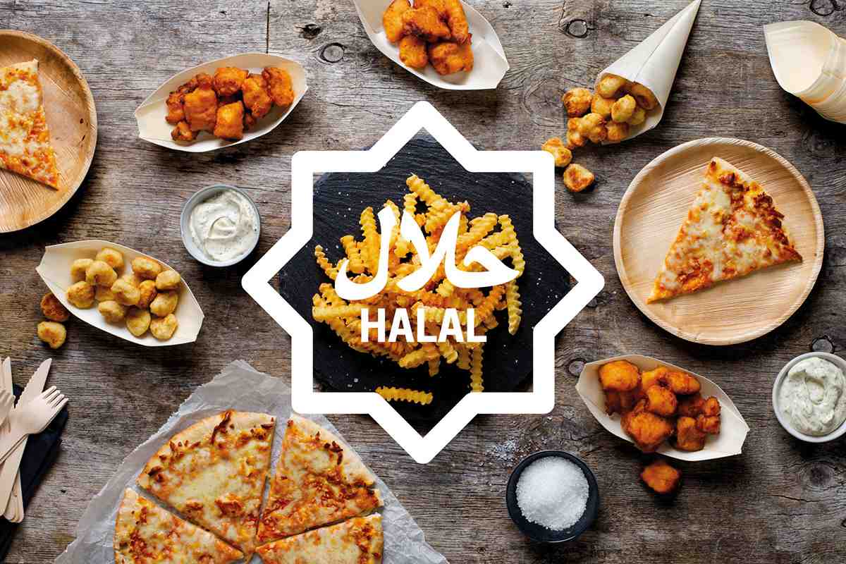 Different types of Halal food presentation