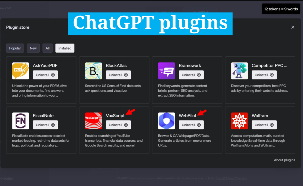 ChatGPT Plugins