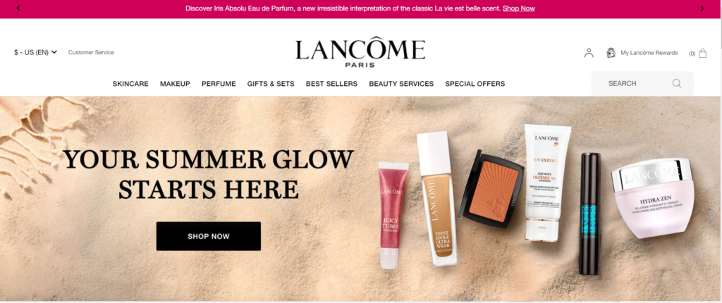 Lancome-Website