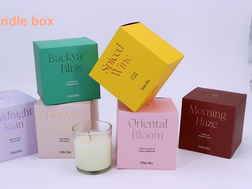 Custom Luxury Candle Packaging Boxes Wholesale