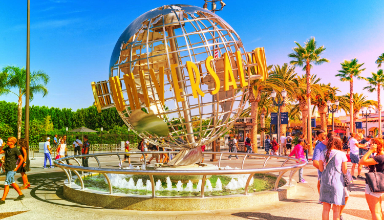 Universal Studios in california with kids