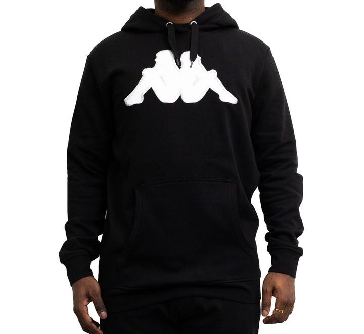 Black Esmio Kappa Fleece Hoodie