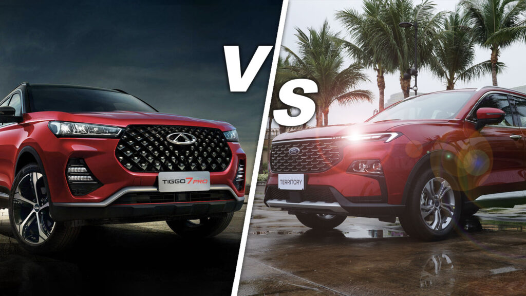 SPEC SHOWDOWN: 2023 Ford Territory Titanium vs. 2023 Chery Tiggo 7 Pro