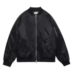 Fear-Of-God-Essentials-Bomber-Jacket-Black-Front