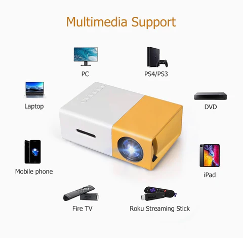 High Peak Mini Projector Bluetooth