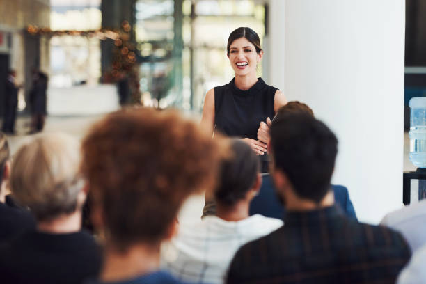 female keynote speaker