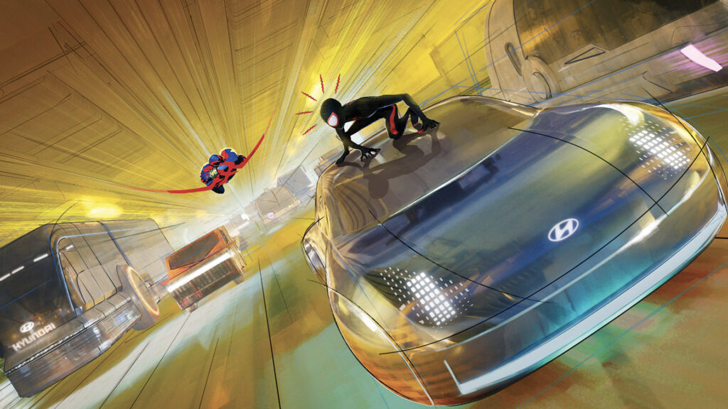 A vision of the future: Hyundai Motor Company and Sony partner for Spider-Man: Across the Spider-verse