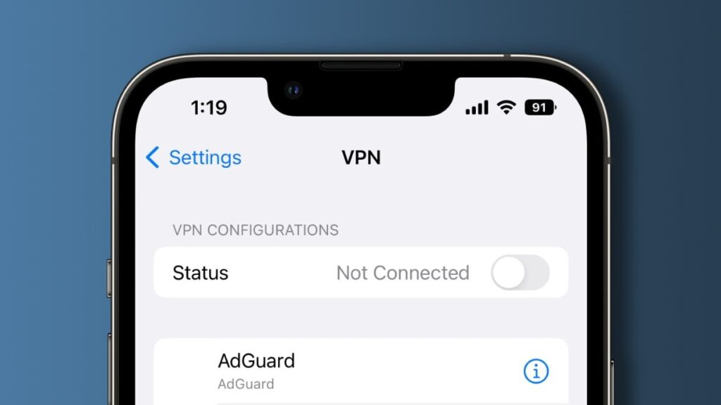 iOS VPN app