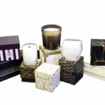 An attractive image of candle boxes wholesale.