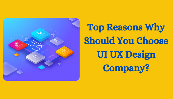 Top Reasons Why Should You Choose a UI UX Design Company?