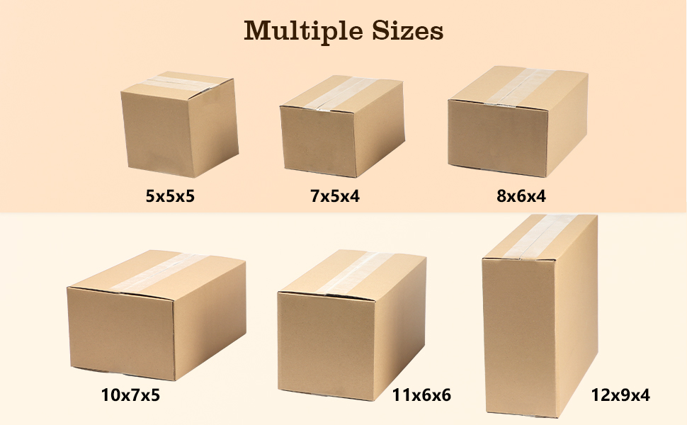 kraft boxes sizes and kraft box dimensions