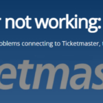 ticketmaster app not working