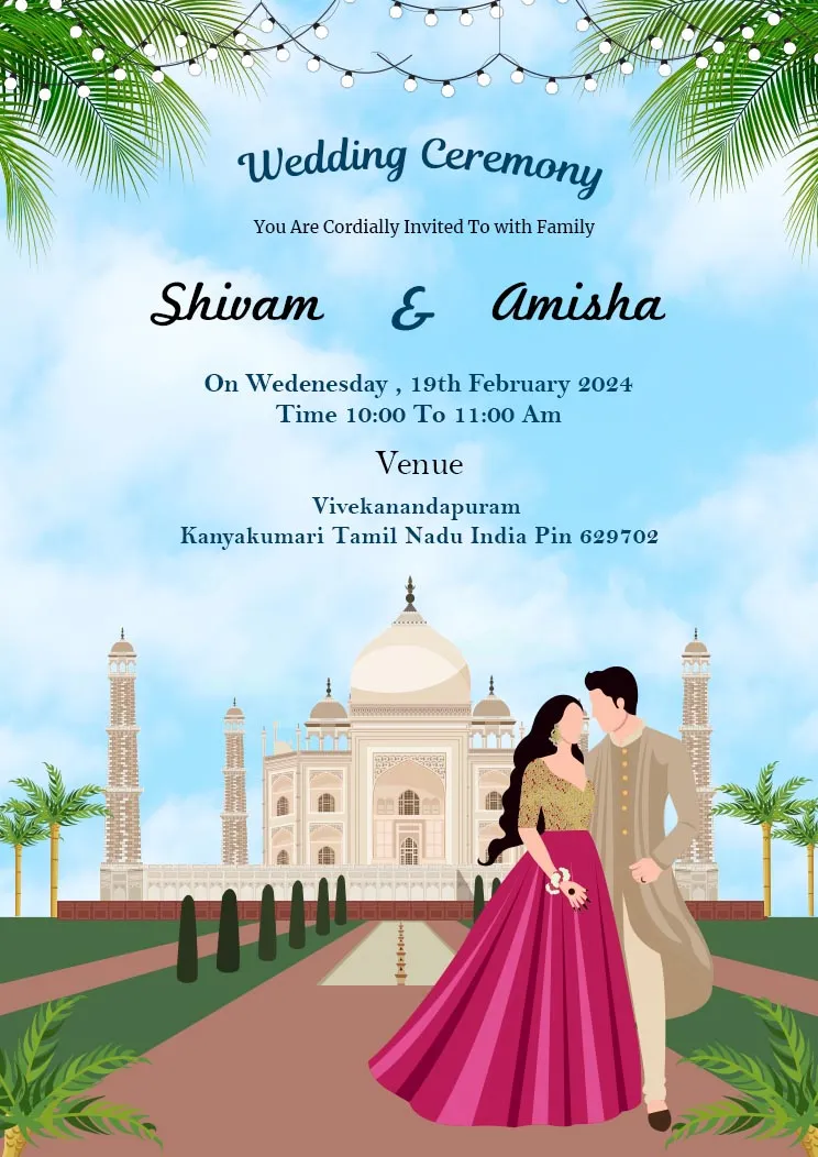 online wedding invitation card maker free