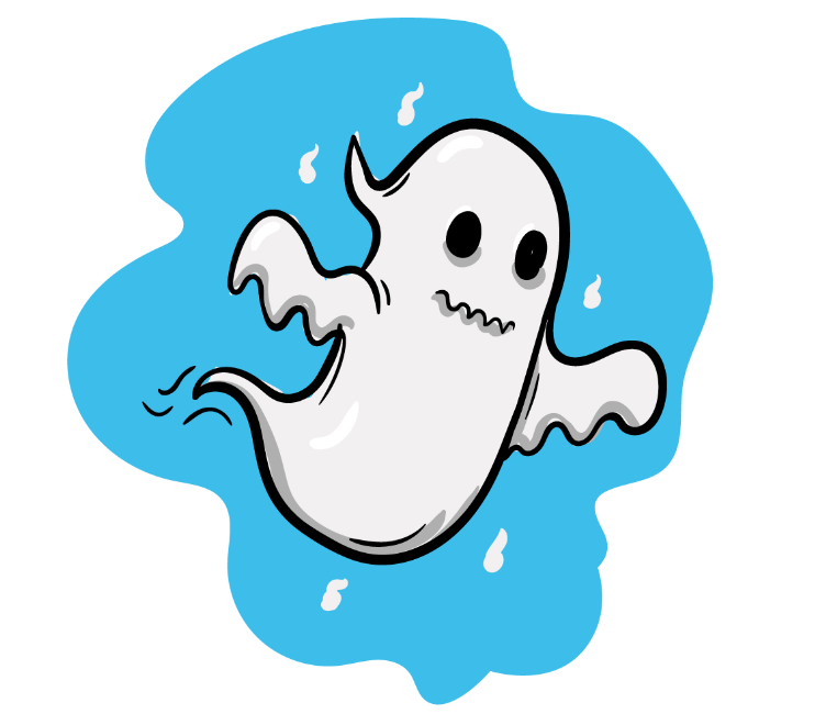 How to draw a ghost