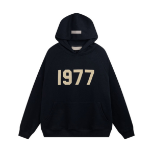 Essentials 1977 Hoodie – Black