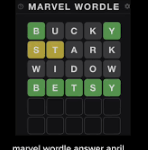 Marvel Wordle