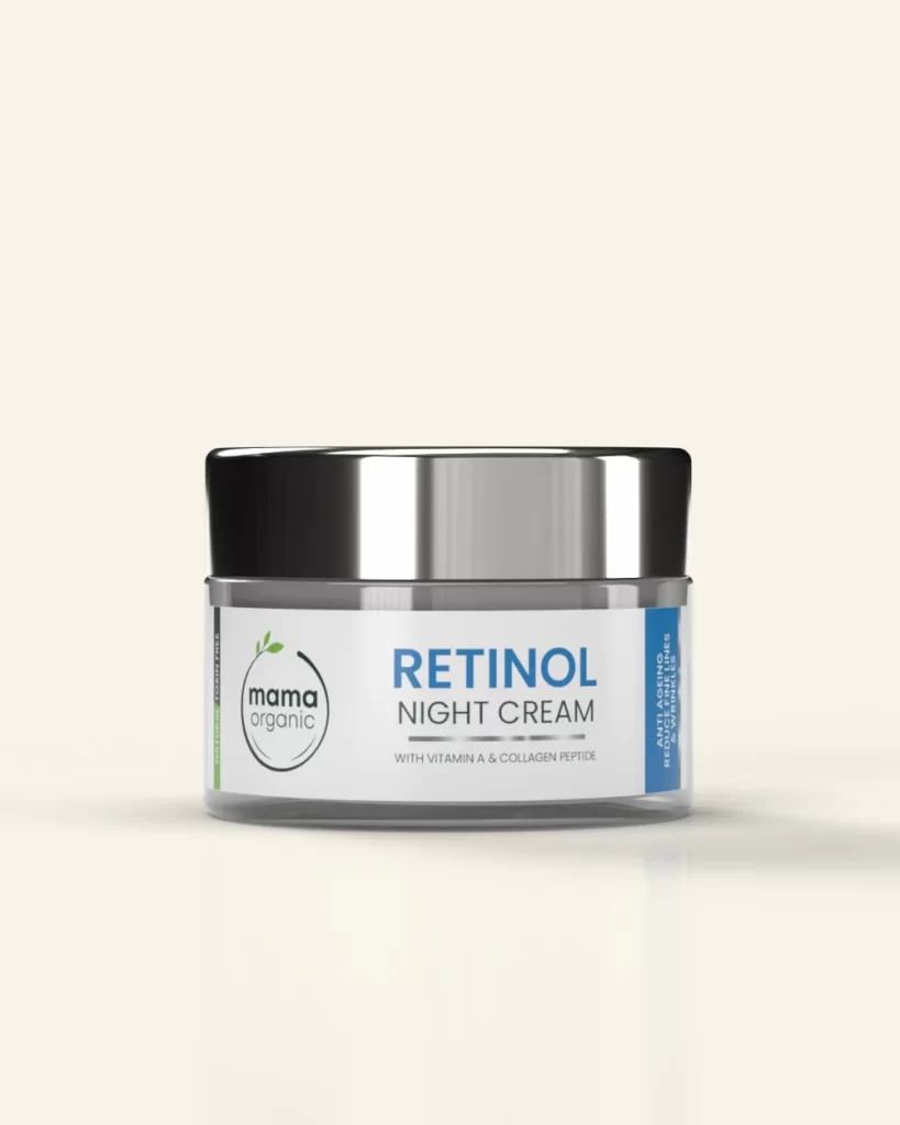 Retinol Night Cream For Anti-Aging, Reduce Fine Lines & Wrinkles – 50g