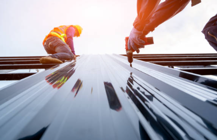 metal roof installation