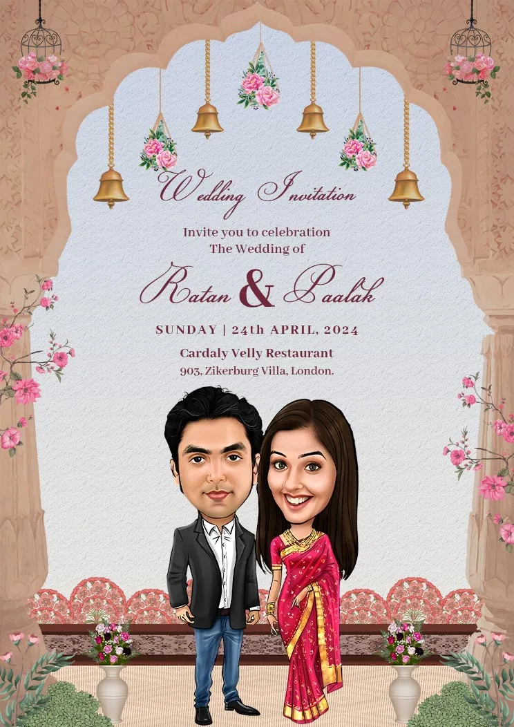 Wedding invitation template