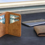 designer leather wallet