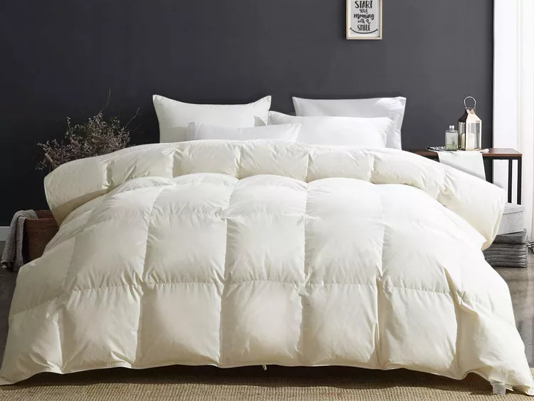 Goose down comforter