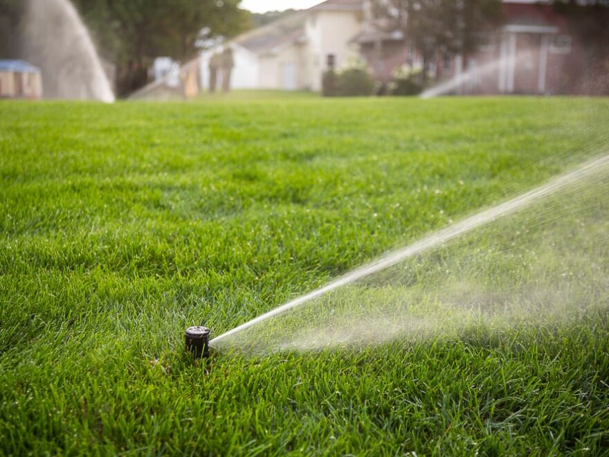 sprinkler installation