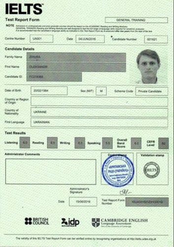 Ielts Certificate Online