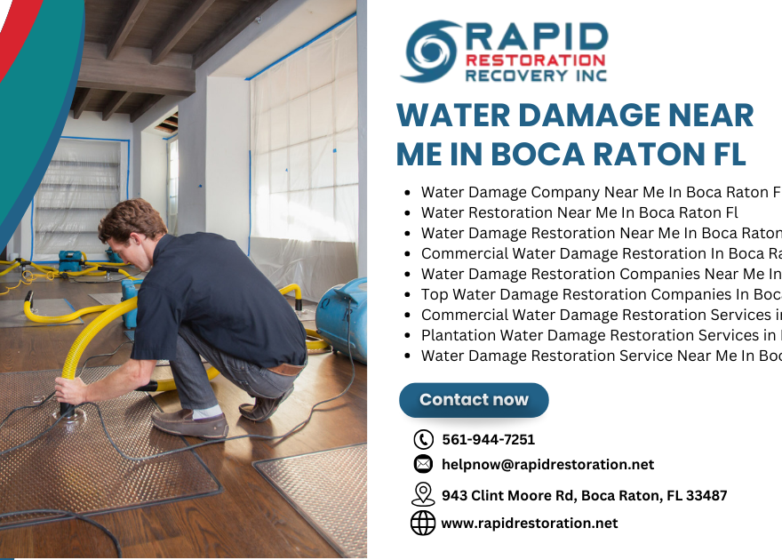 Water Damage Clean up in Boca Raton FL