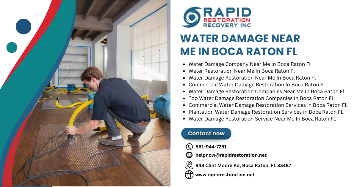 Water Damage Clean up in Boca Raton FL