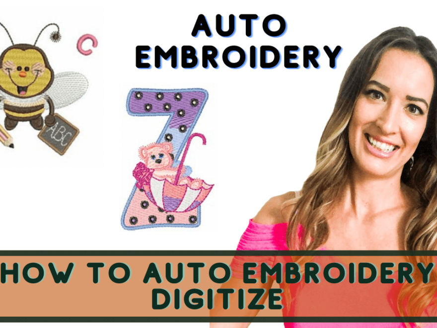 How to auto digitizing embroidery