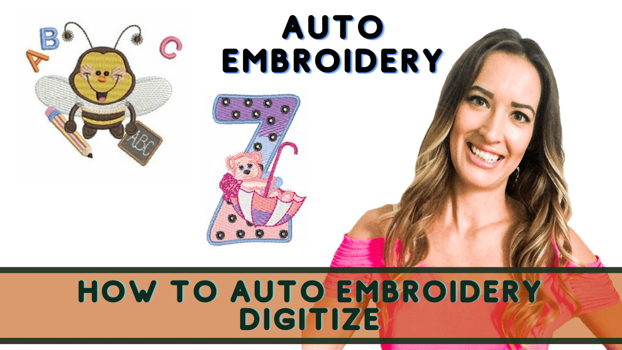 How to auto digitizing embroidery