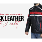 Make Strides Into Style With a Black Leather Moto Jacket