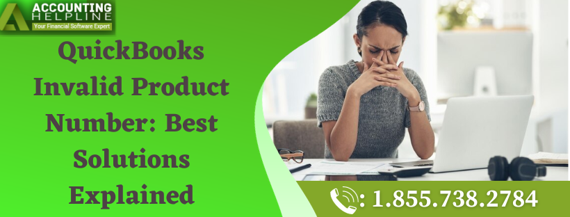 QuickBooks Invalid Product Number