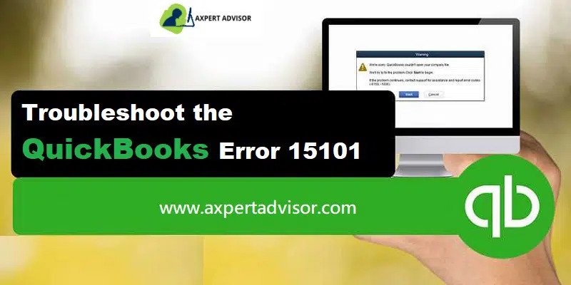 Resolve QuickBooks error code 15101