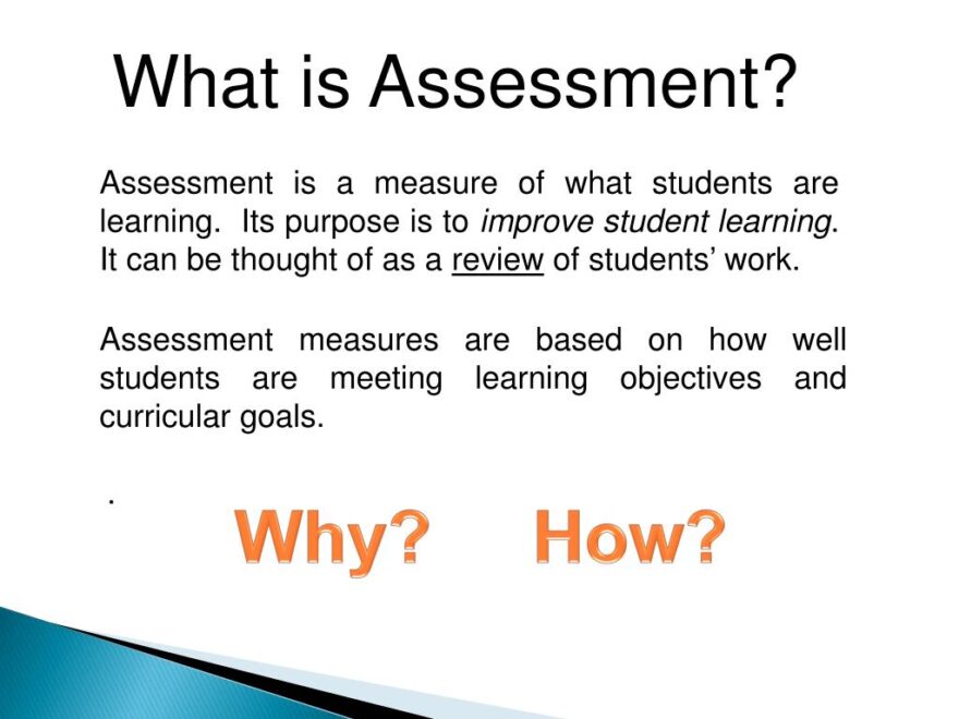 What are the Assessments?