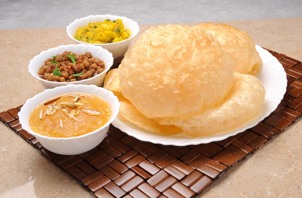 halwa puri in Canada