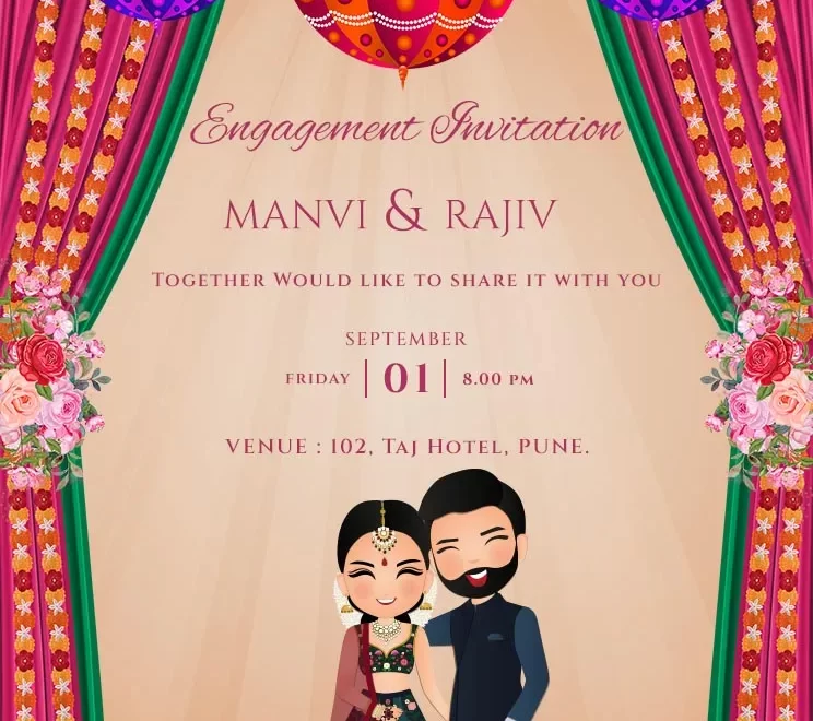 Engagement Invitation Cards