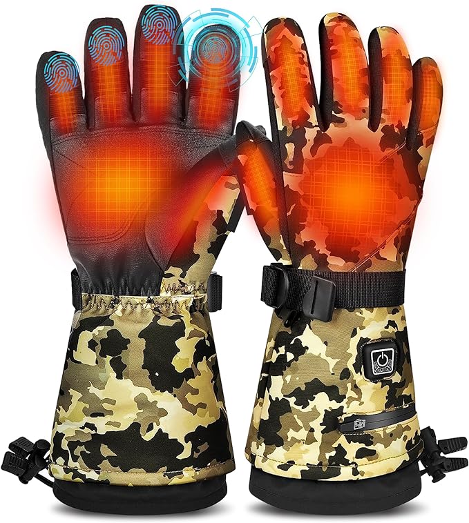 heated ski gloves