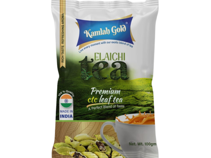 Kamlah Gold's premium Elaichi Teas reinvent tea-drinking with a symphony of flavours and scent. Our passion to make the finest Elaichi Tea has made us a connoisseur's pick. Enjoy a world of natural flavours and fragrant enjoyment with every sip of our carefully brewed tea.