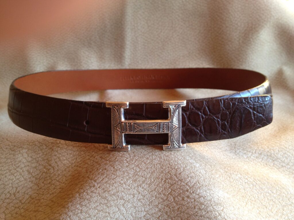 Alligator Belt for Hermes Buckles