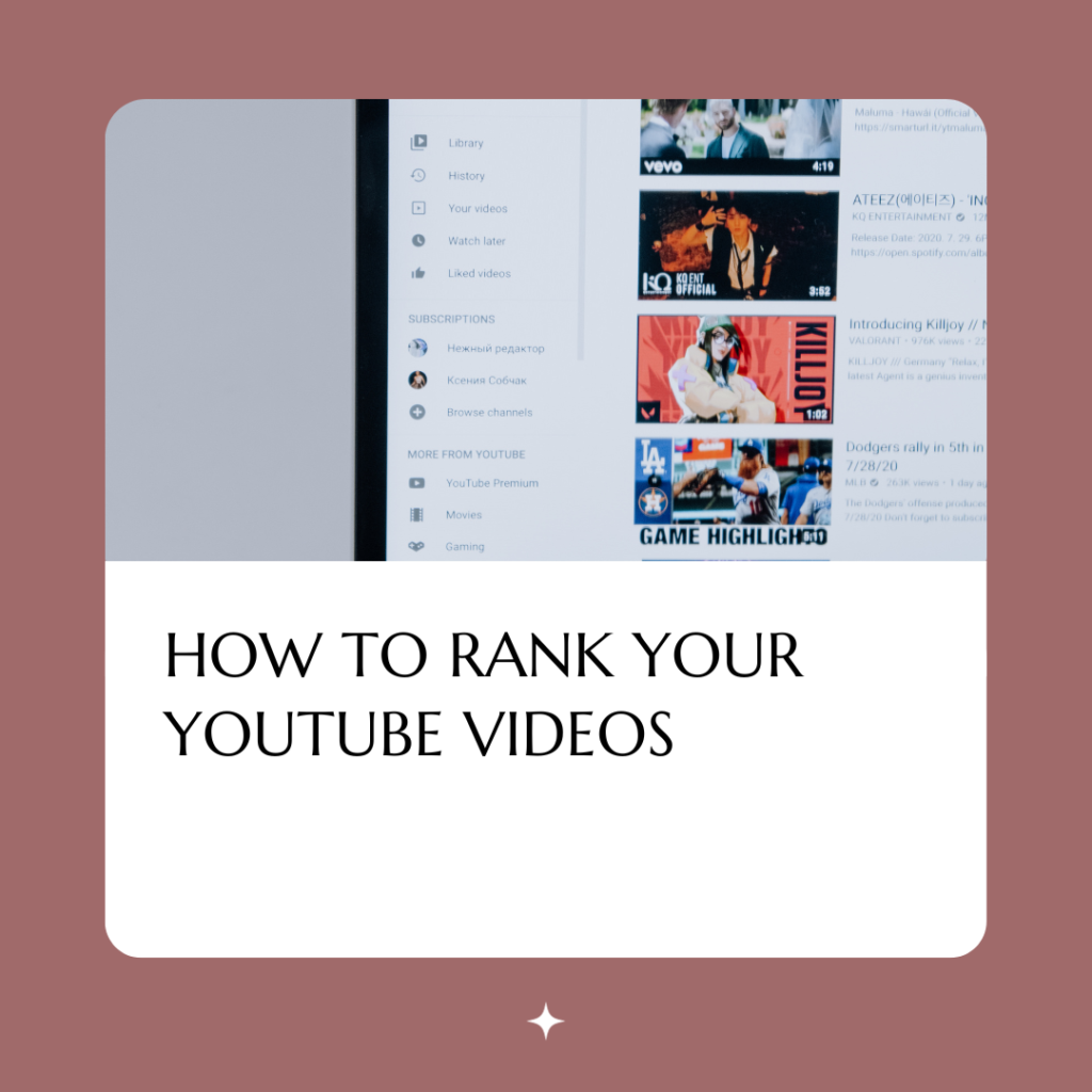 How to Rank Your YouTube Videos