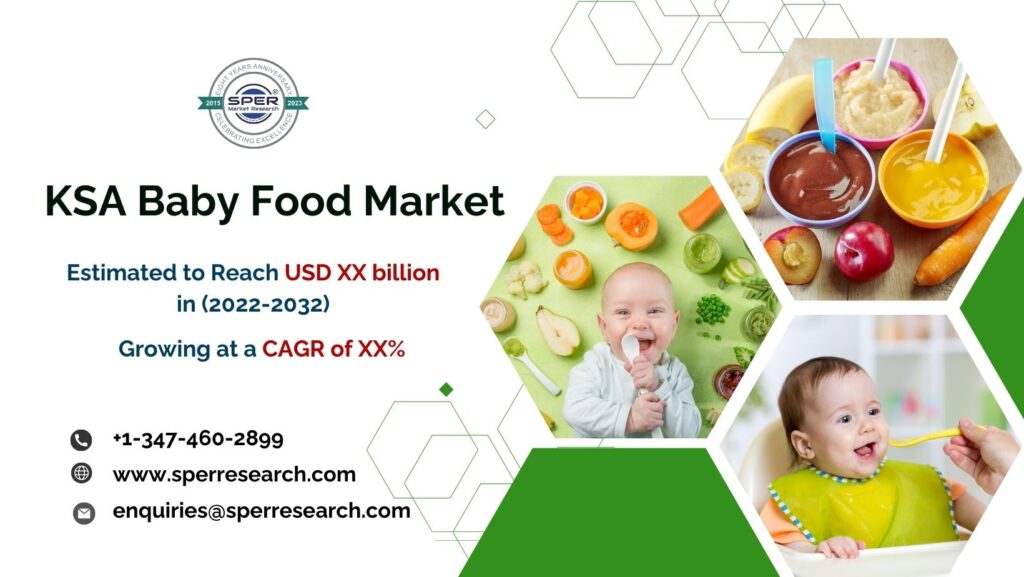 Saudi Baby Food Market Share, Growth, Rising Trends, Revenue, Key Players, CAGR Status, Demand, Future Opportunities and Forecast till 2032: SPER Market Research